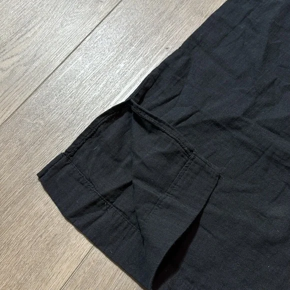 NWT! Old Navy Black High-Waisted Crinkle Gauze Super Wide-Leg Pants - Multiple - Picture 9 of 9